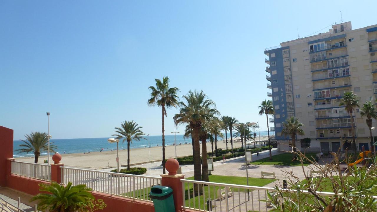 Espectacular Terraza Y Vistas En 1A Linea De Playa Daire Cullera Dış mekan fotoğraf